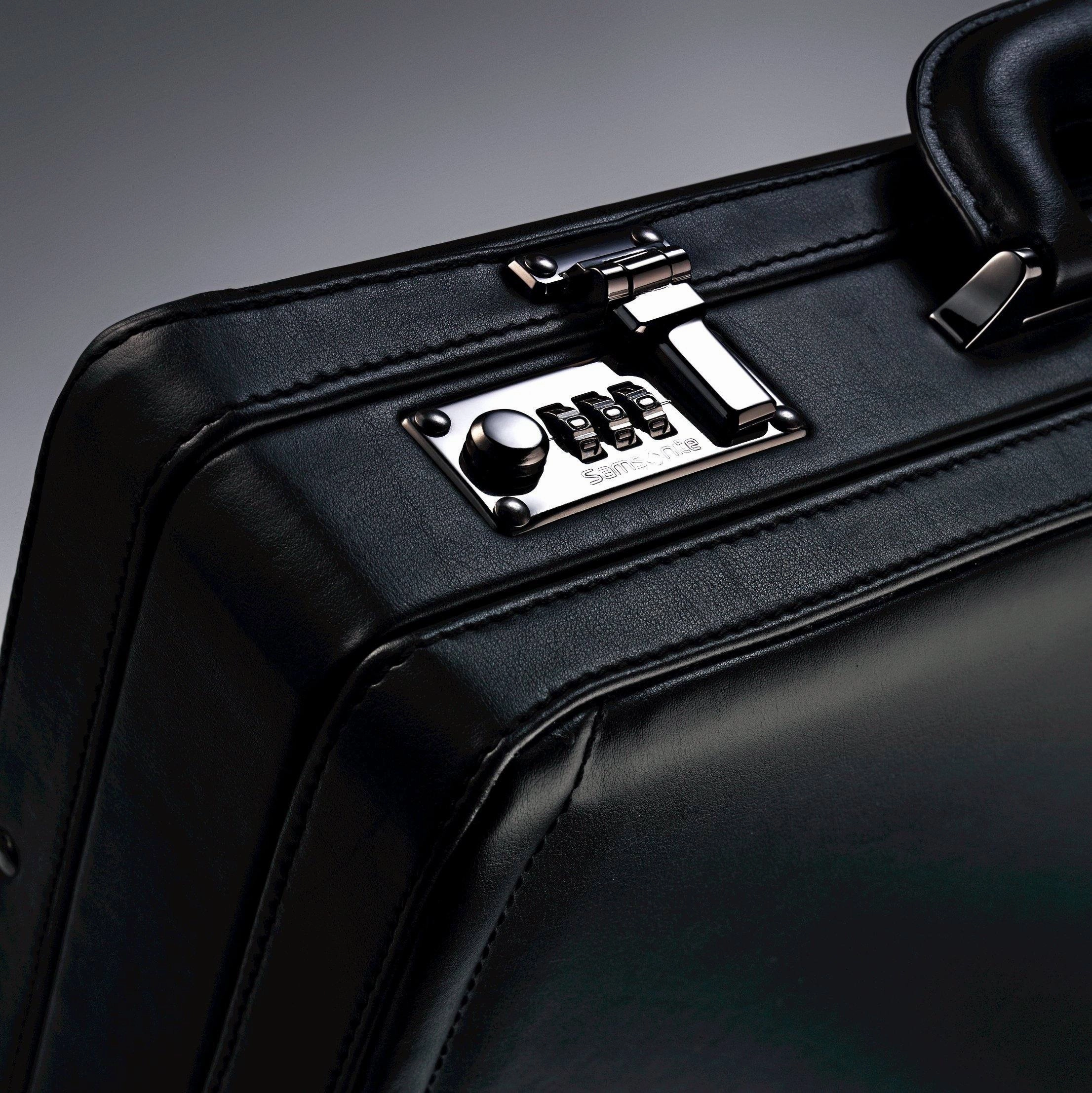 Samsonite Bonded Leather Attache 15.6