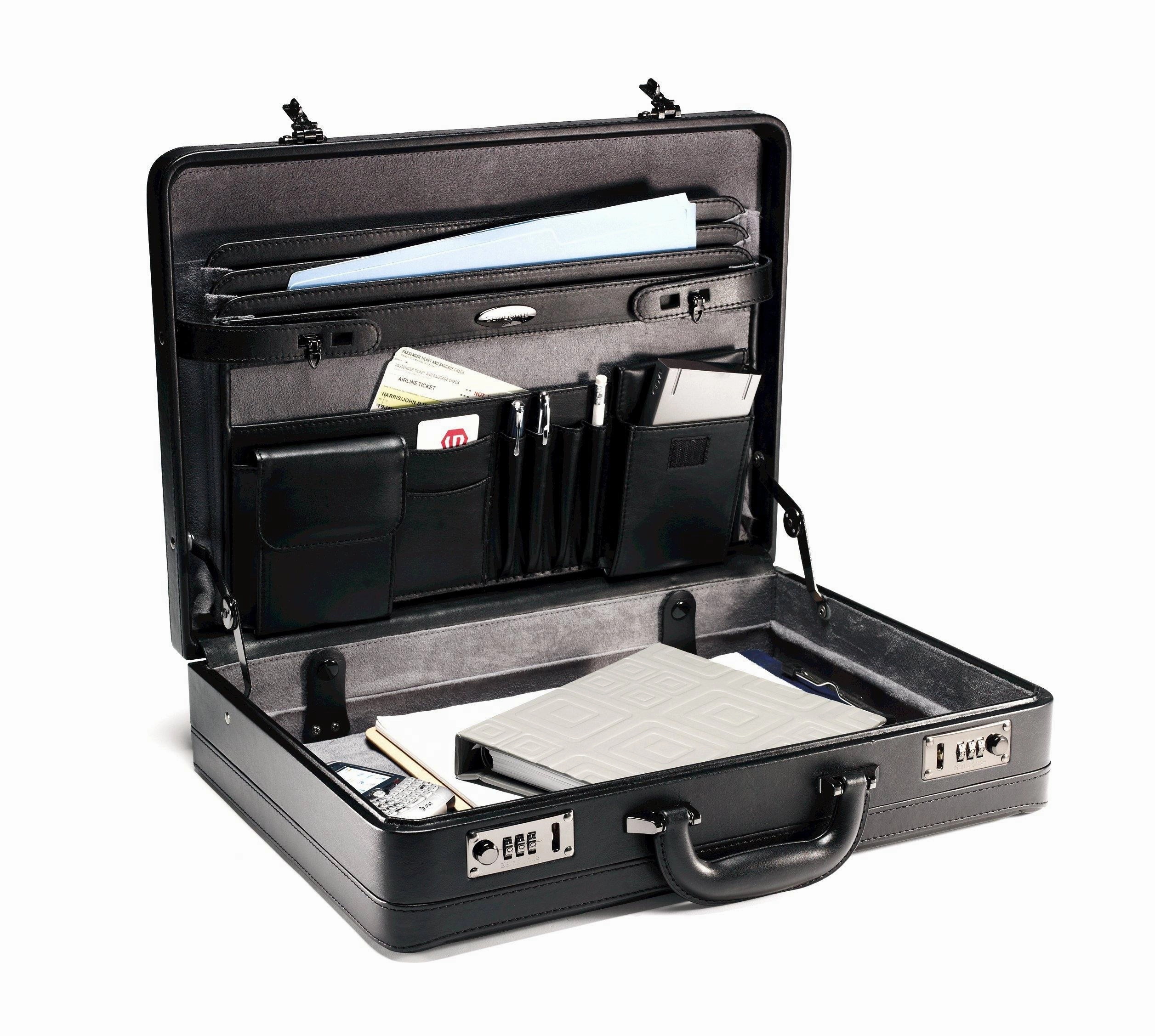 Samsonite Bonded Leather Attache 15.6