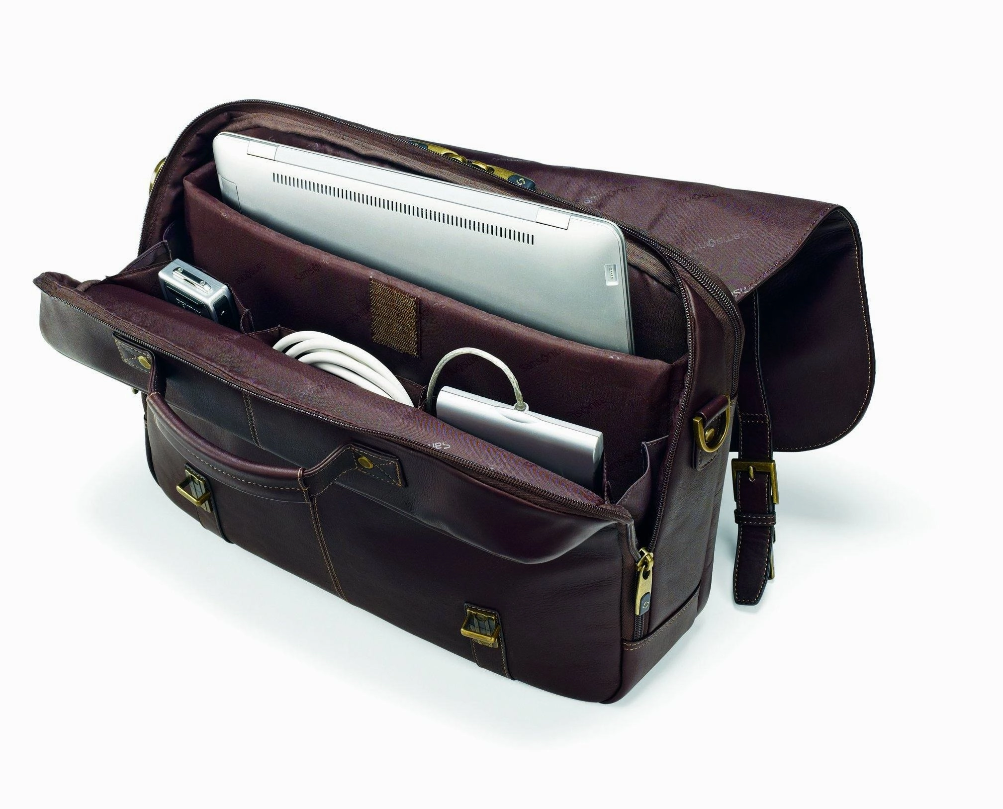 Samsonite Colombian Leather Flapover Case
