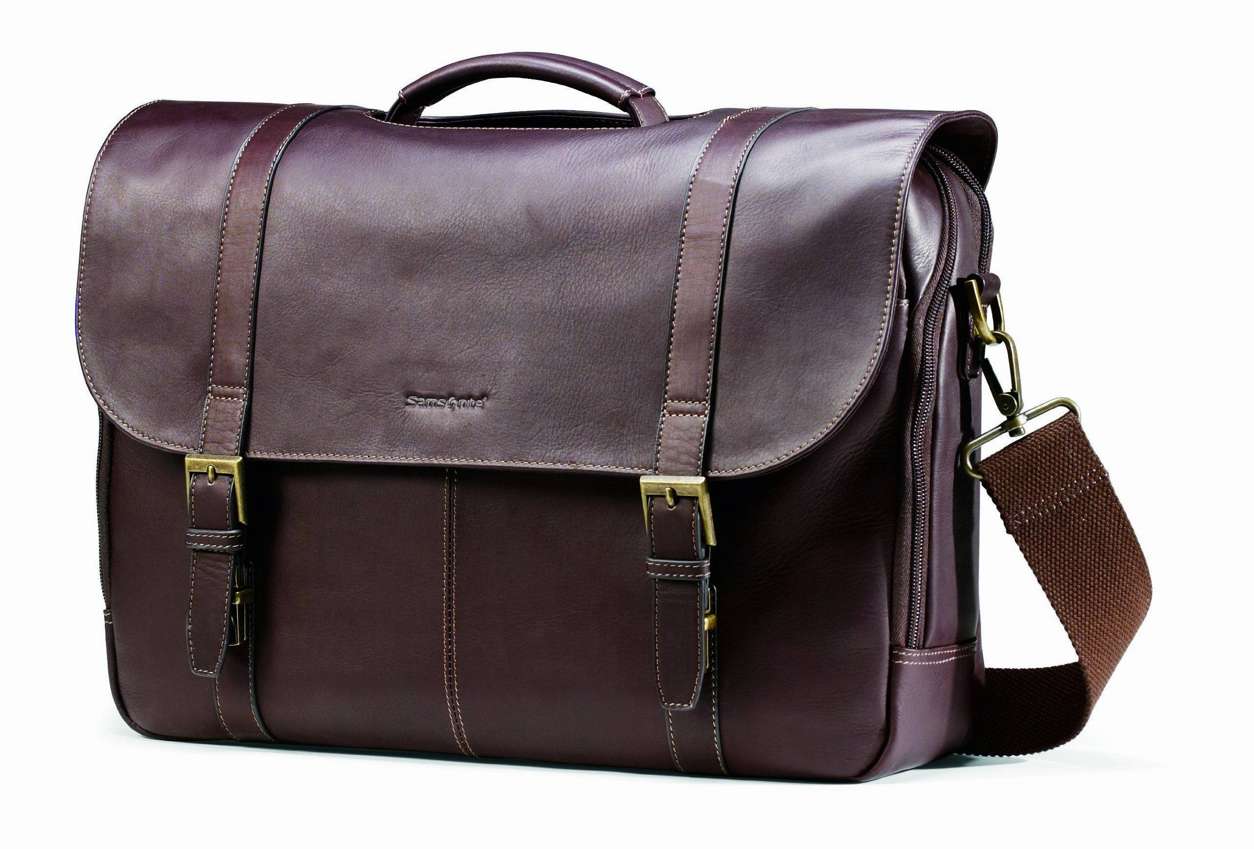 Samsonite Colombian Leather Flapover Case