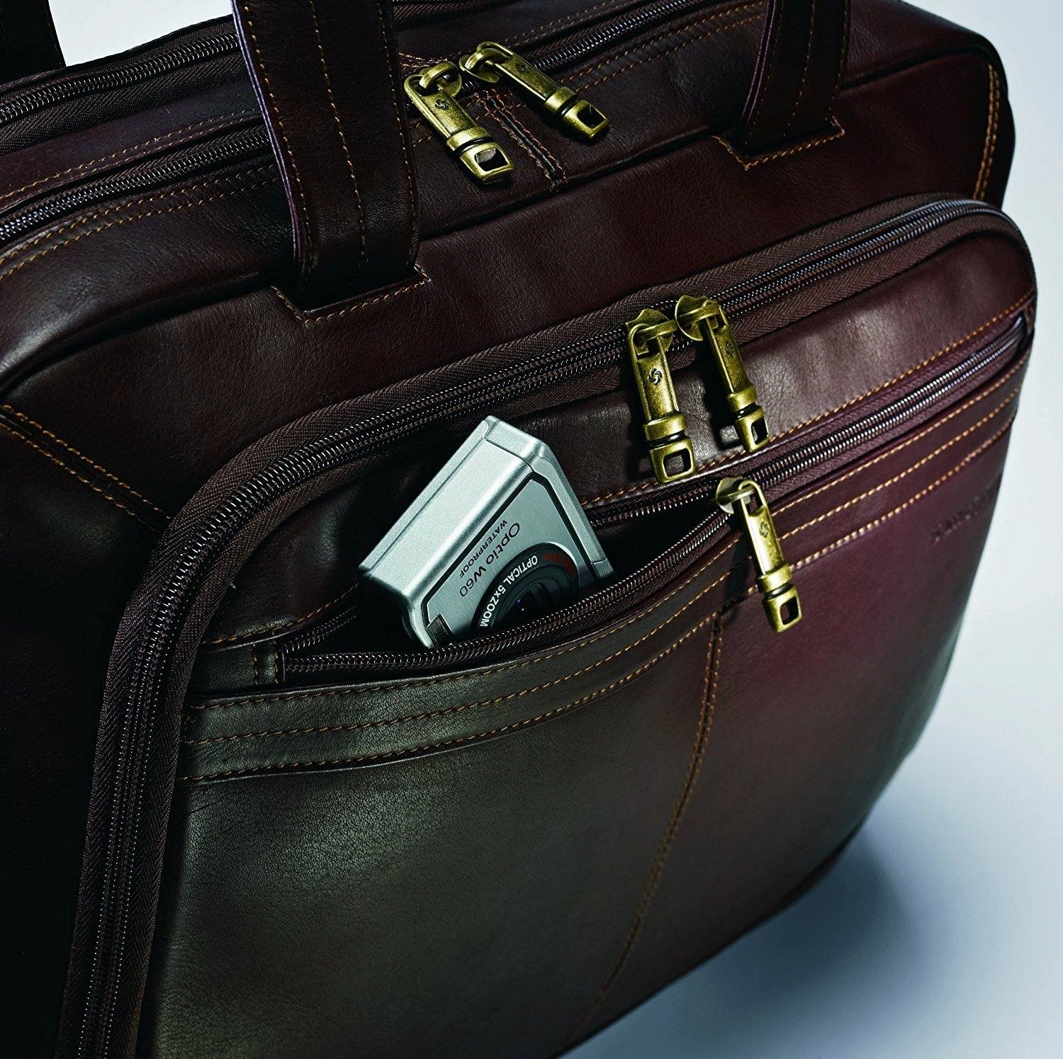 Samsonite Colombian Leather Toploader