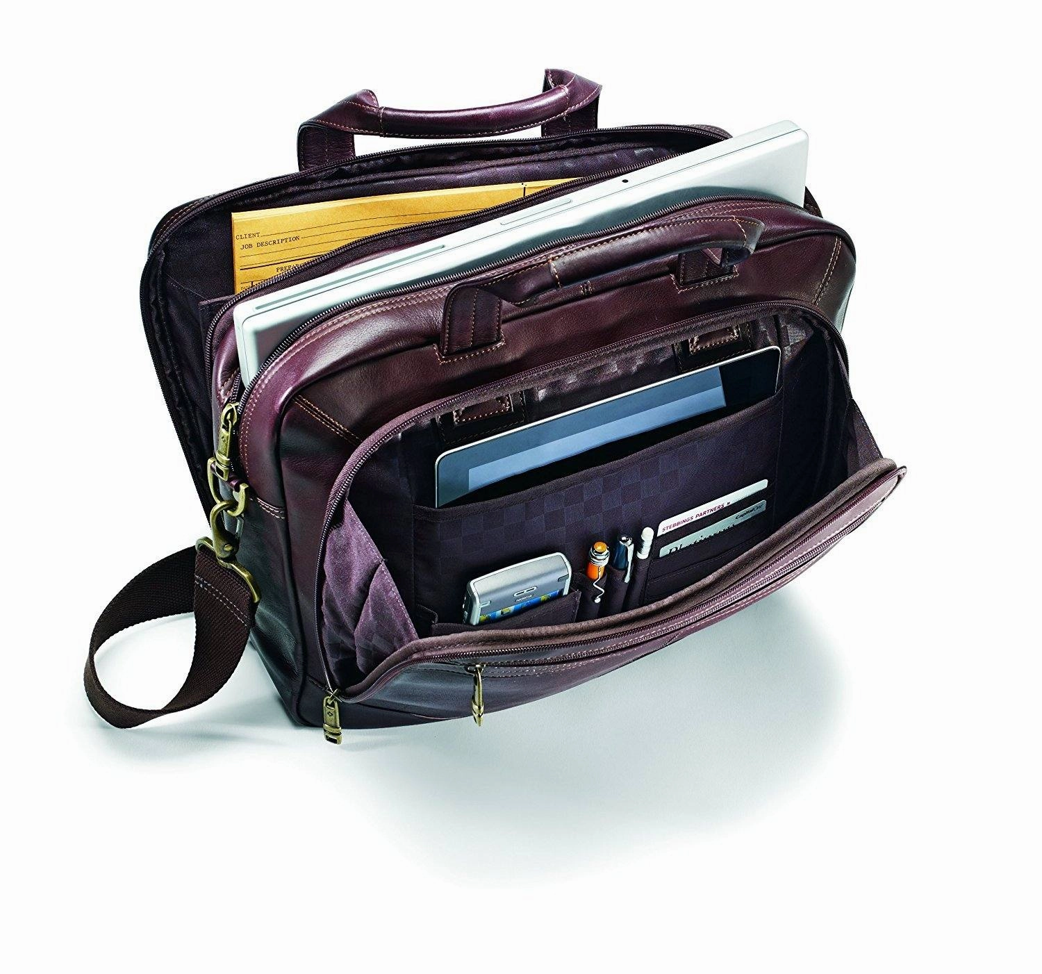 Samsonite Colombian Leather Toploader