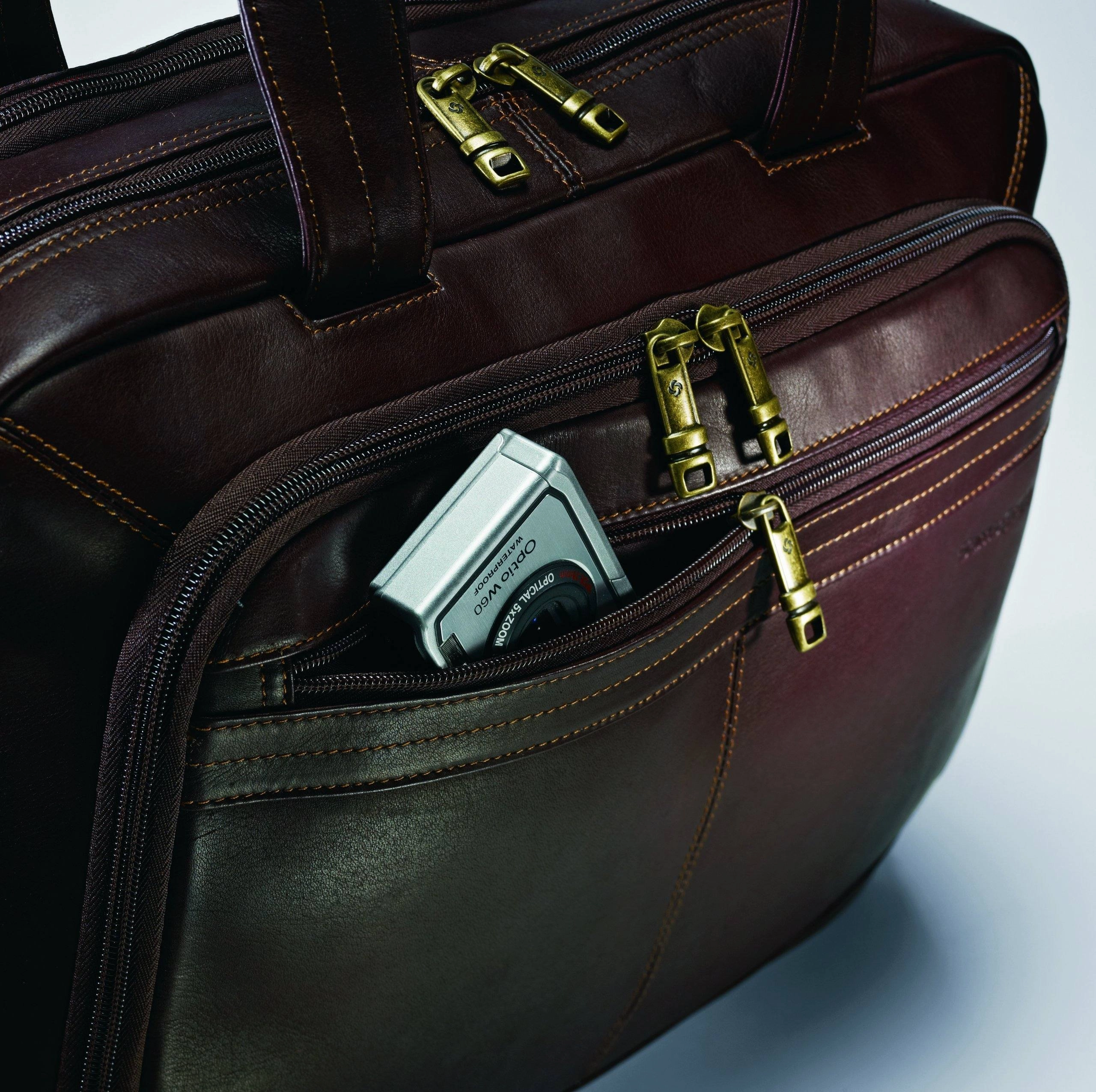 Samsonite Colombian Leather Toploader