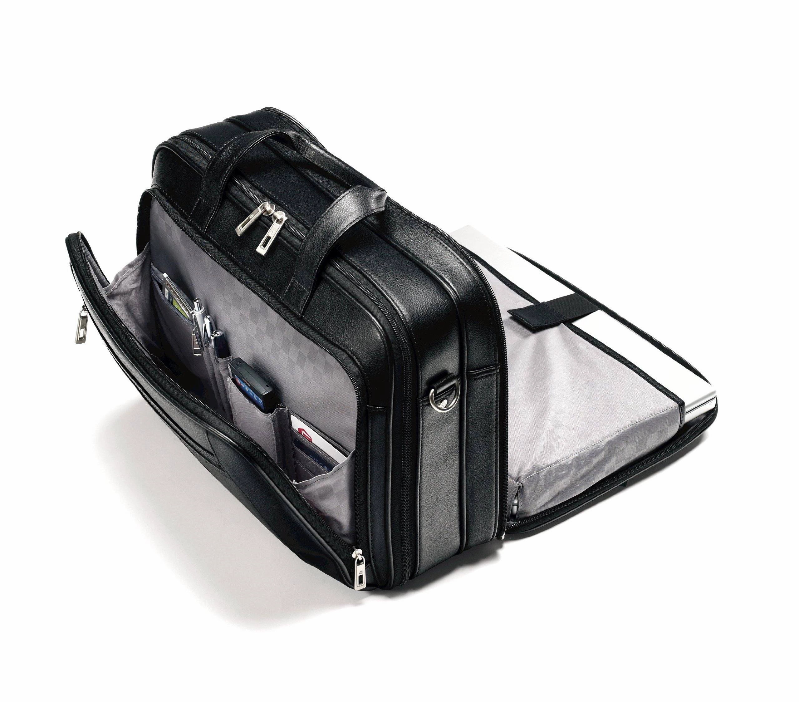 Samsonite Leather Checkpoint Friendly Brief