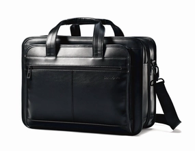 Samsonite Leather Expandable Briefcase 17 inch