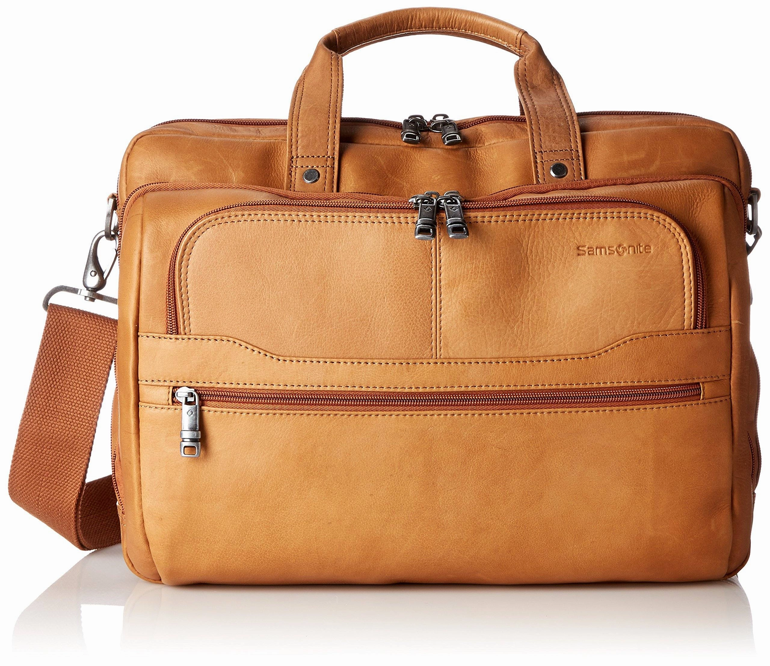 Samsonite Vachetta Leather 2 Pocket Business Case