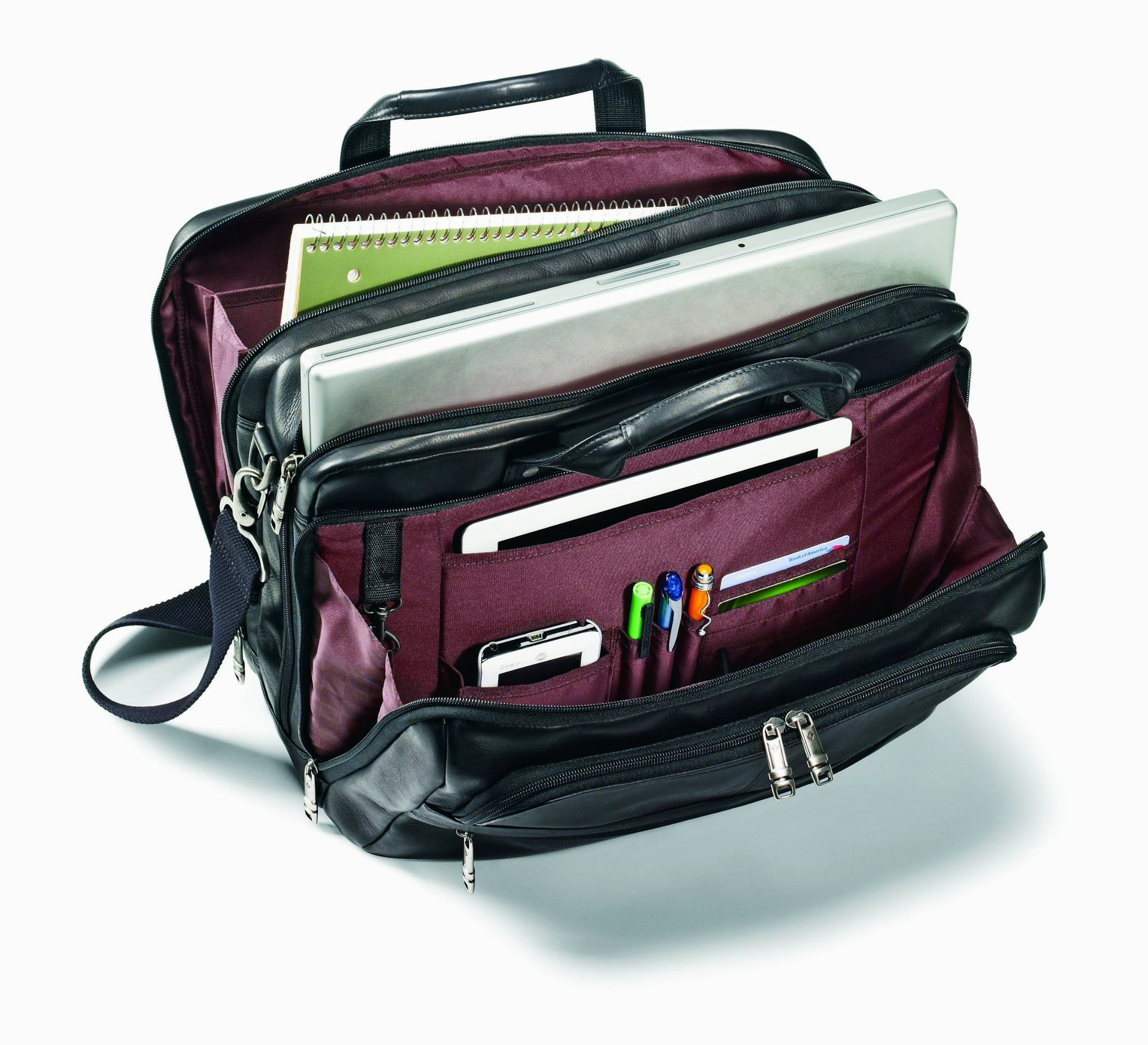 Samsonite Vachetta Leather 2 Pocket Business Case