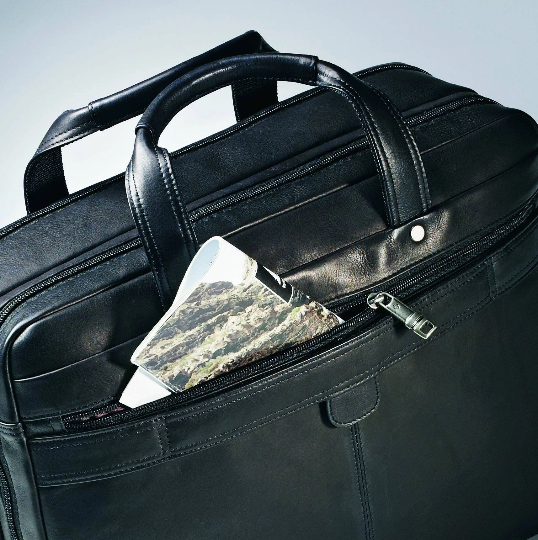 Samsonite Vachetta Leather 2 Pocket Business Case