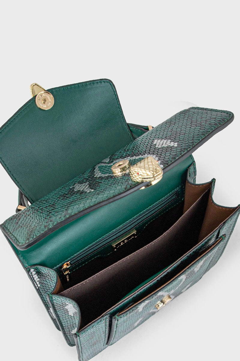 Satchel Shoulder Bags BS2054-Dark Green