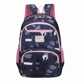 School Bag Multifunction Colorful Printing Backpack 1639-7