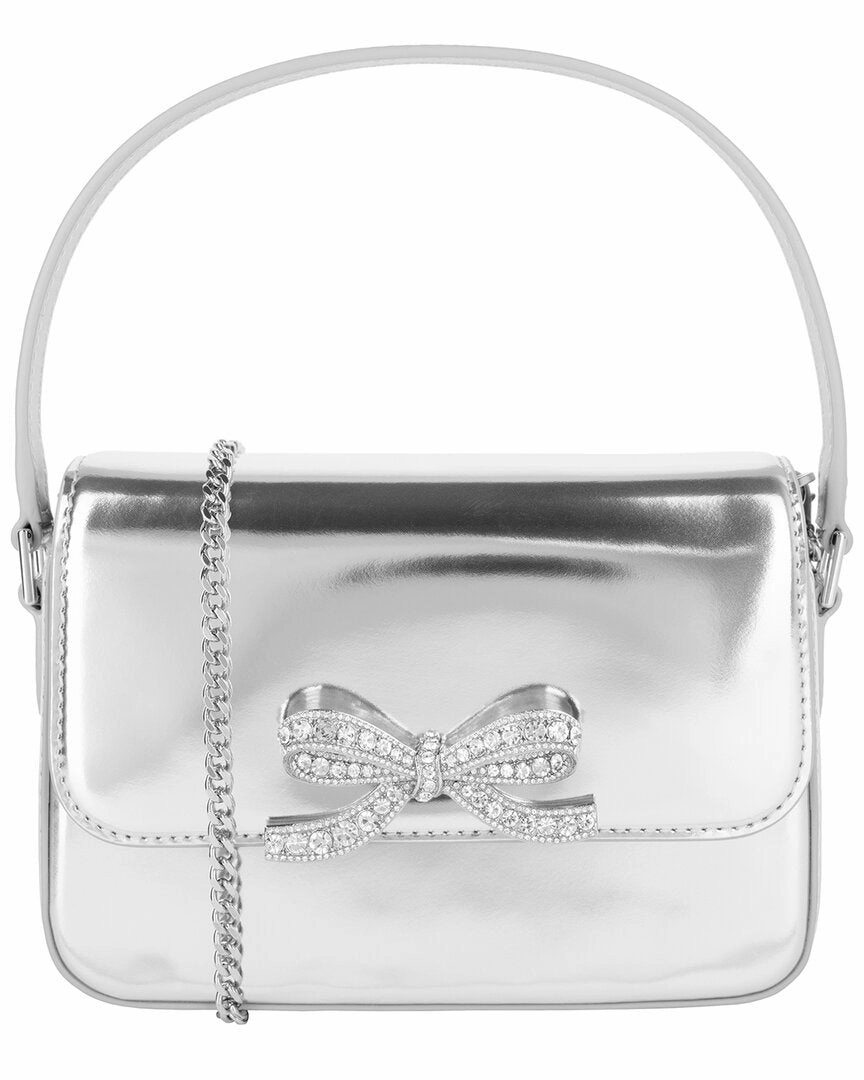Self-Portrait Leather Micro Crossbody