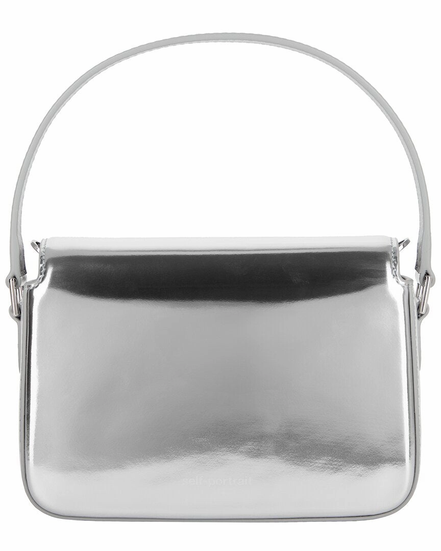 Self-Portrait Leather Micro Crossbody