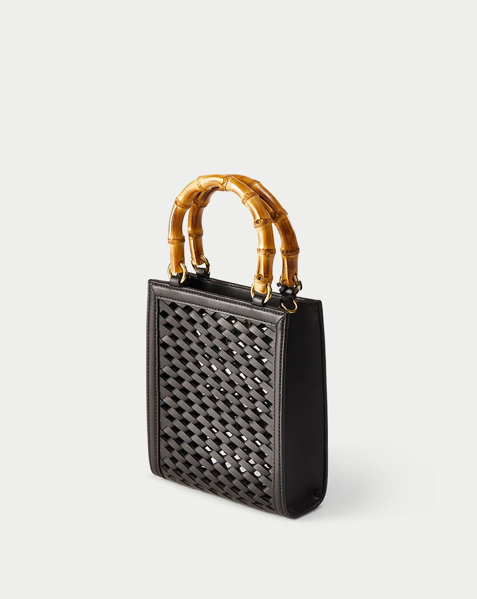 Shopper Bag with Bamboo-Handle