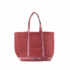 Shopping Bag L - Linen - Pink