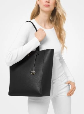 Sinclair Large Pebbled Leather Tote Bag