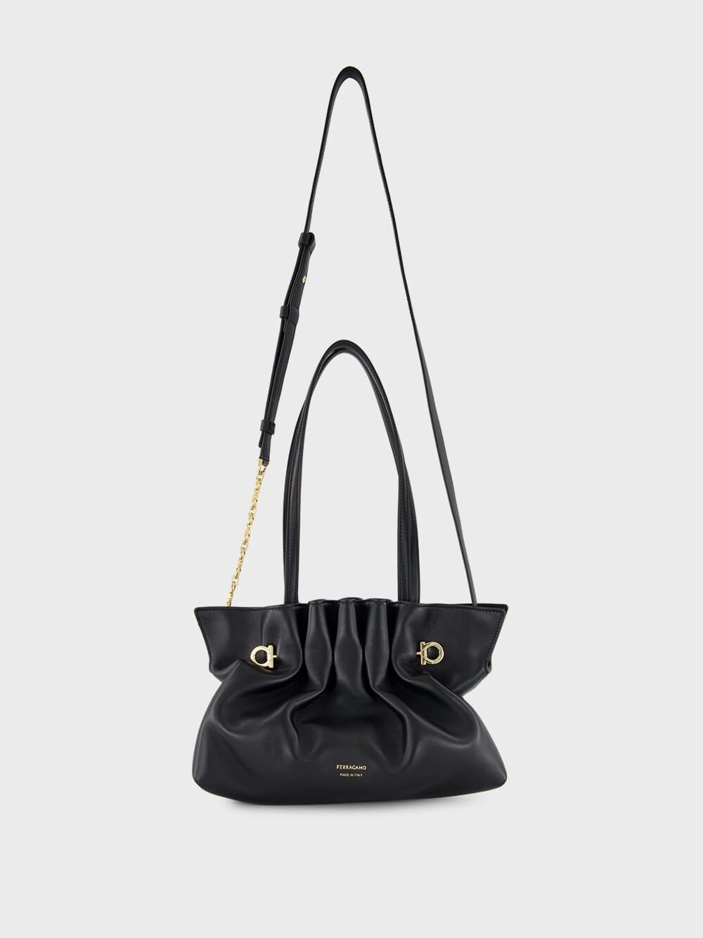 Small Black Soft Nappa Bag