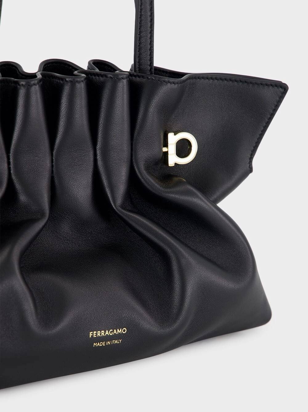 Small Black Soft Nappa Bag