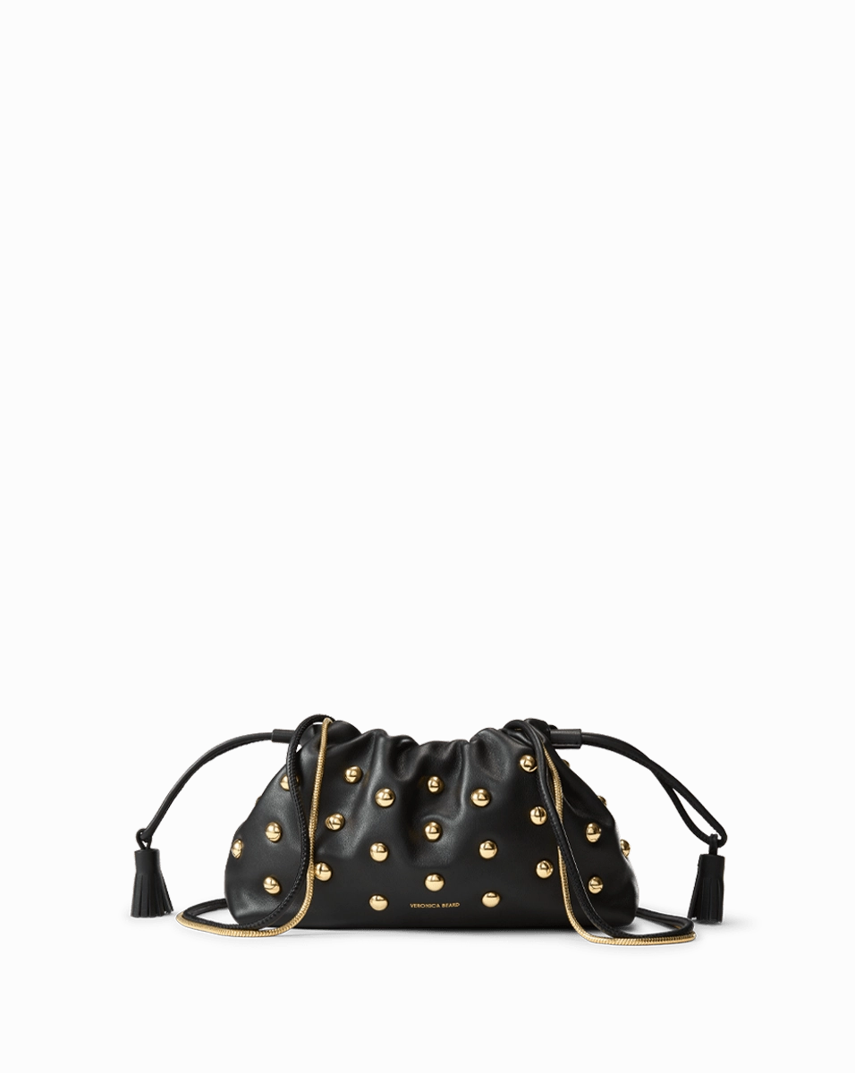 Small Veronica Beard Studded Stash Bag
