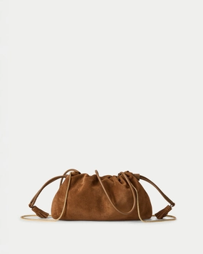 Small Veronica Beard Suede Stash Bag