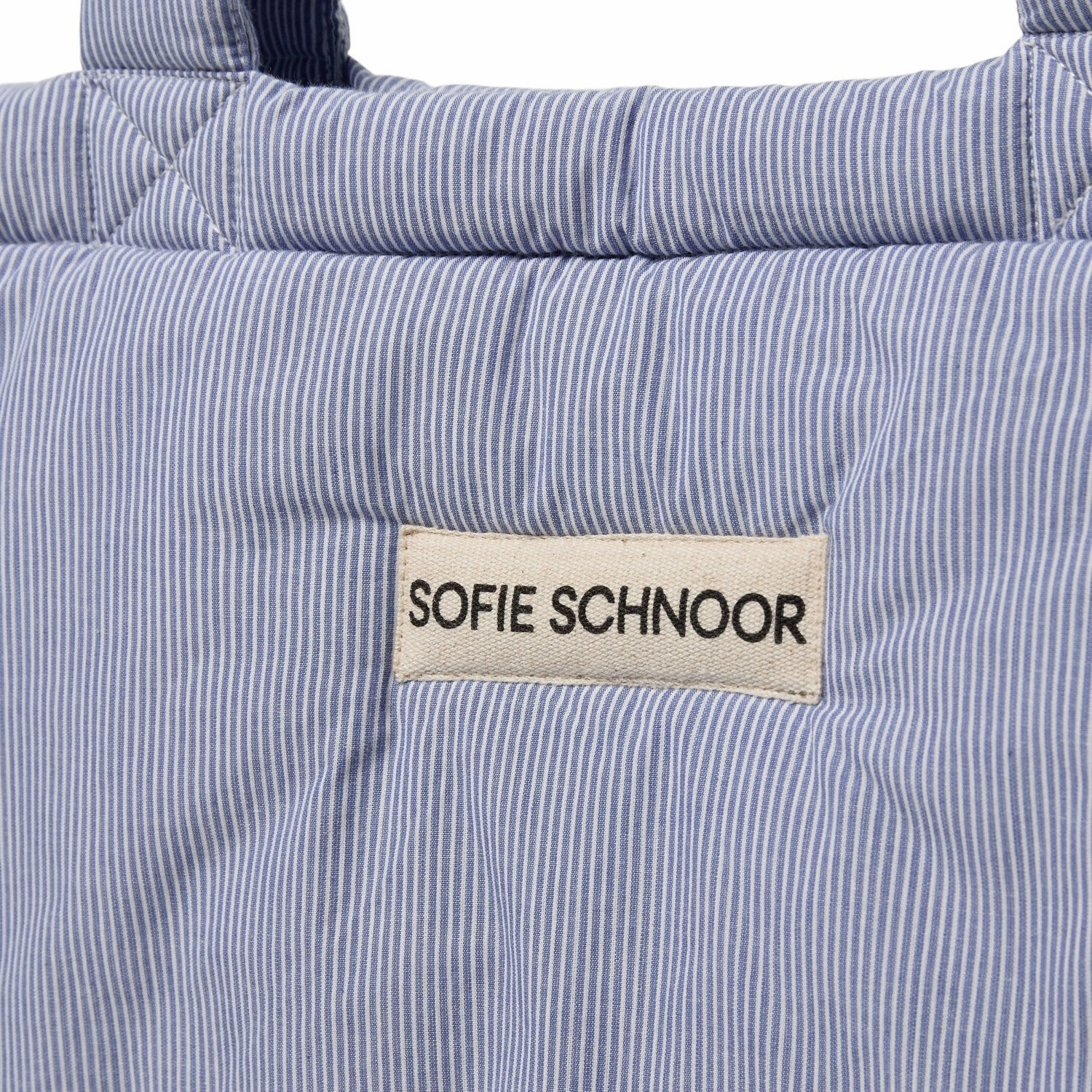 Sofie Schnoor Blue Striped Tote Bag