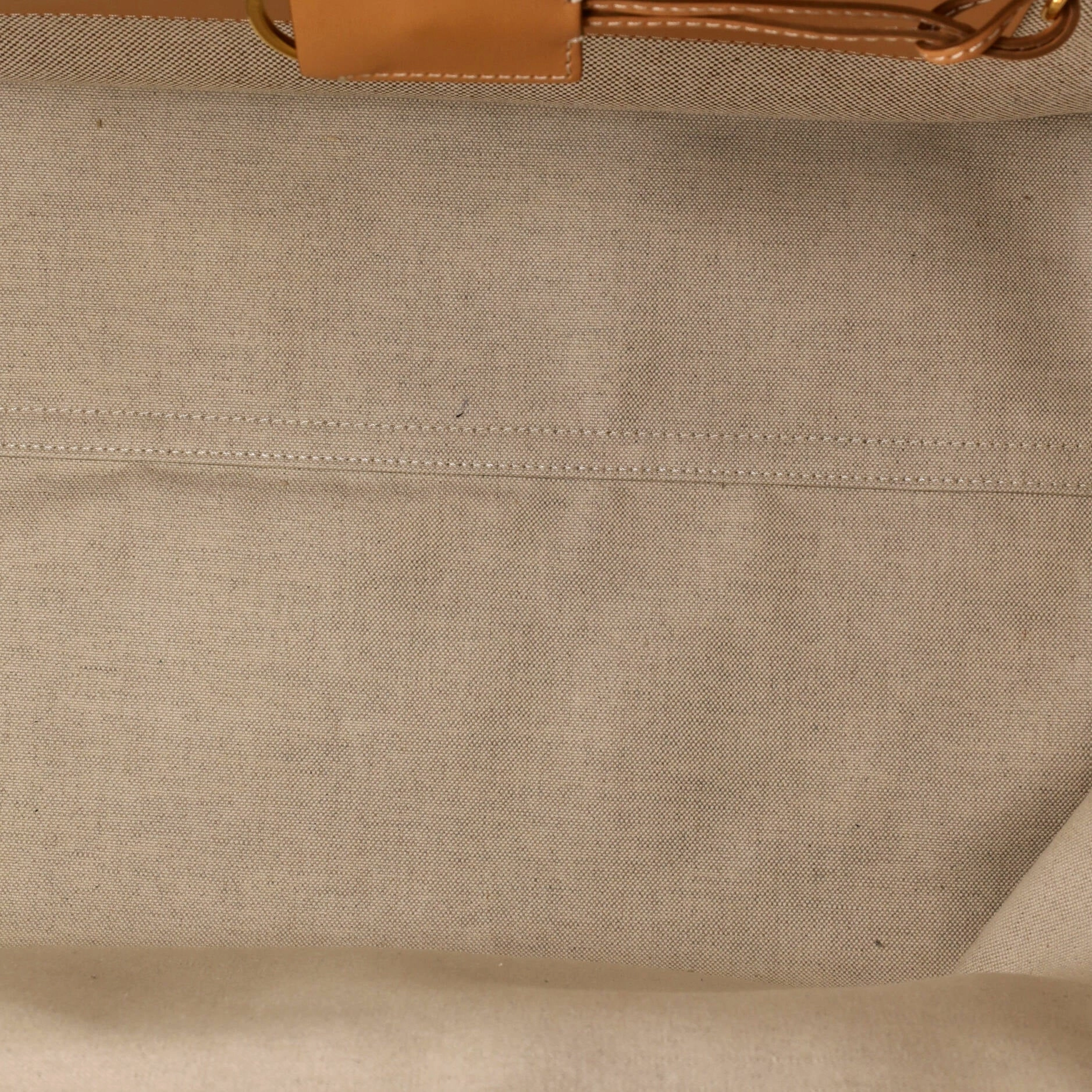 Soft Pocket Tote Canvas with Leather Medium