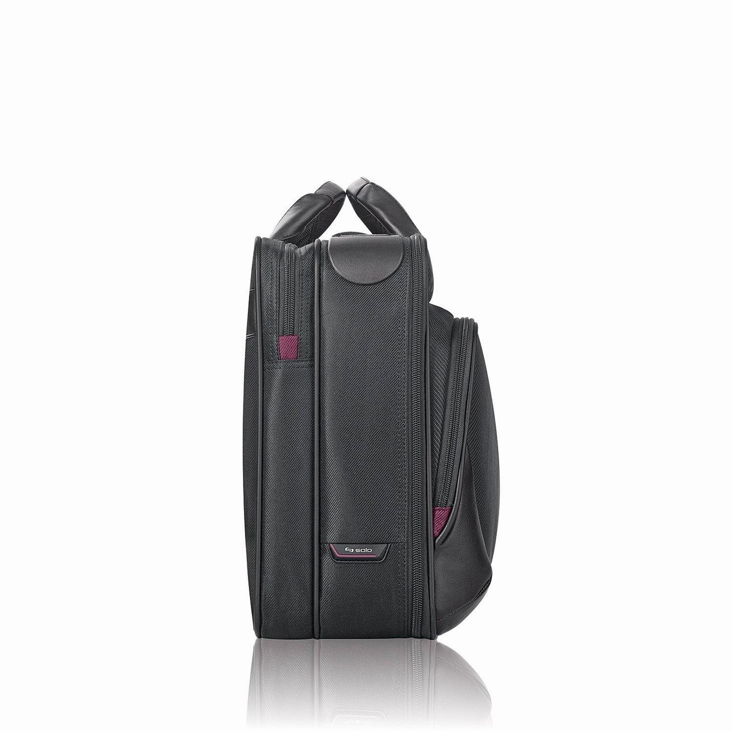 Solo 17.3" Laptop Smart Strap Briefcase