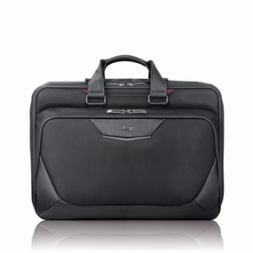 Solo 17.3" Laptop Smart Strap Briefcase