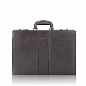 Solo Classic Collection Expandable Leather Attache CLA420 3