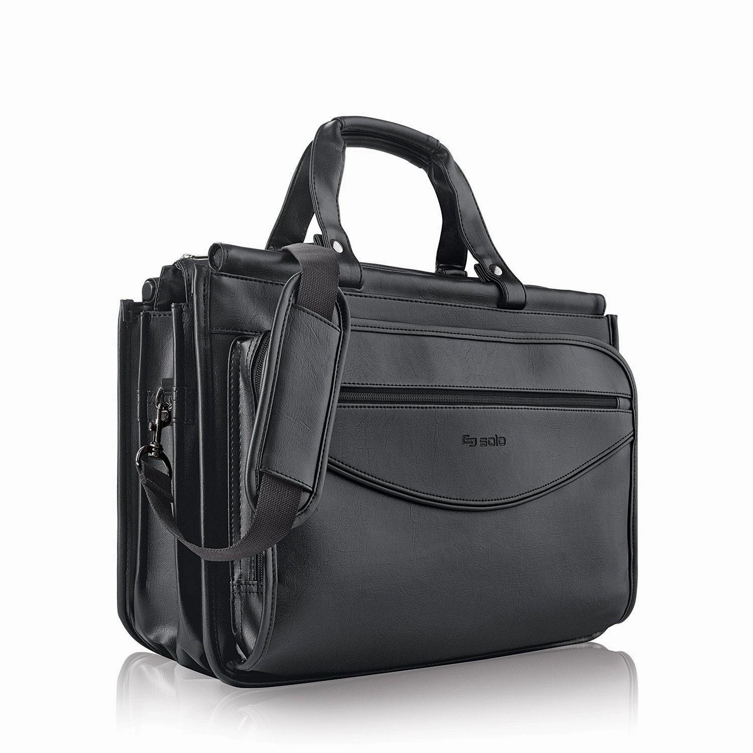 Solo Classic Collection Triple Compartment Portfolio Carrying Case