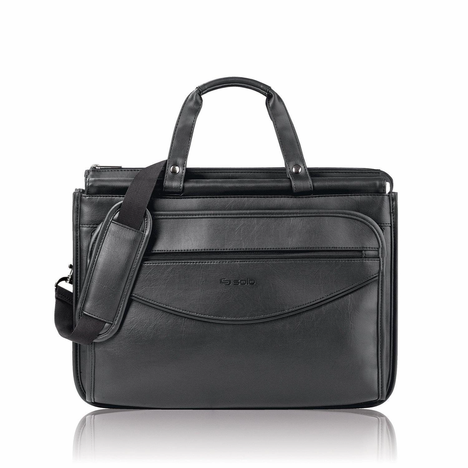 Solo Classic Collection Triple Compartment Portfolio Carrying Case
