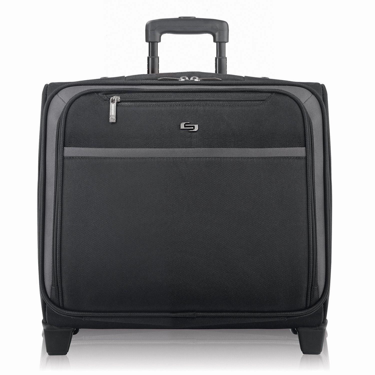 Solo Dakota 16" Rolling Laptop Case with Overnighter Section