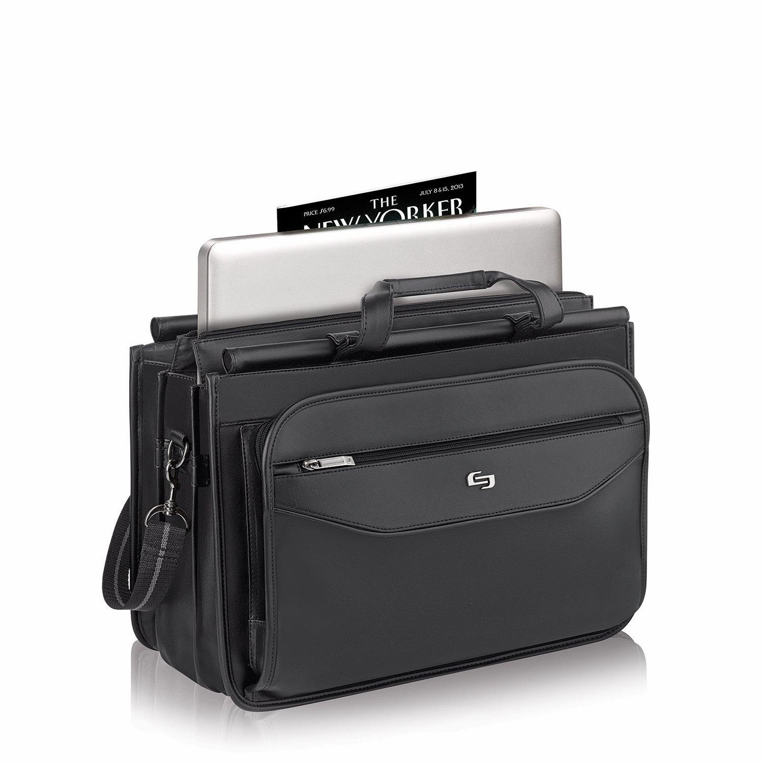 Solo Harrison 16" Triple Compartment Laptop Briefcase