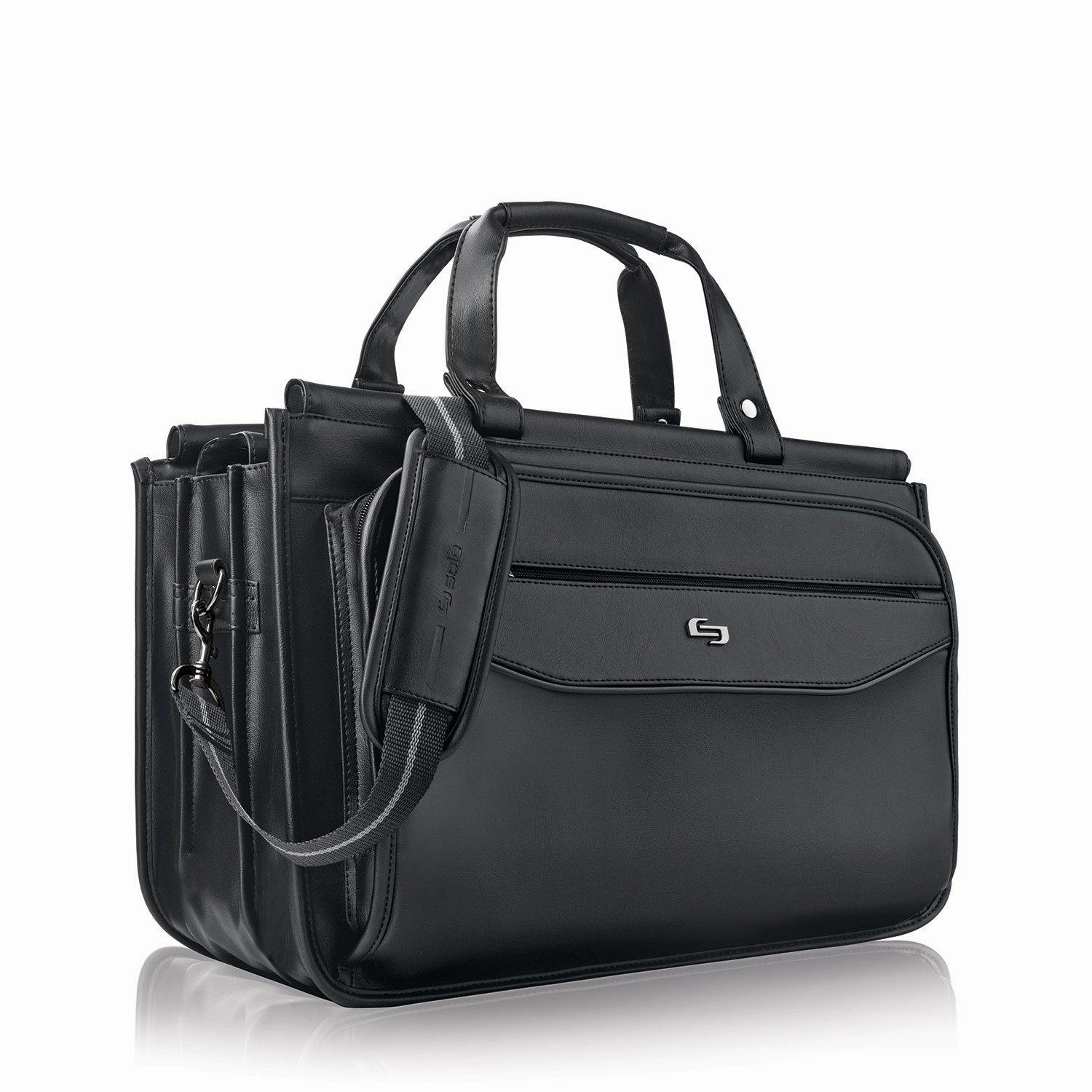 Solo Harrison 16" Triple Compartment Laptop Briefcase
