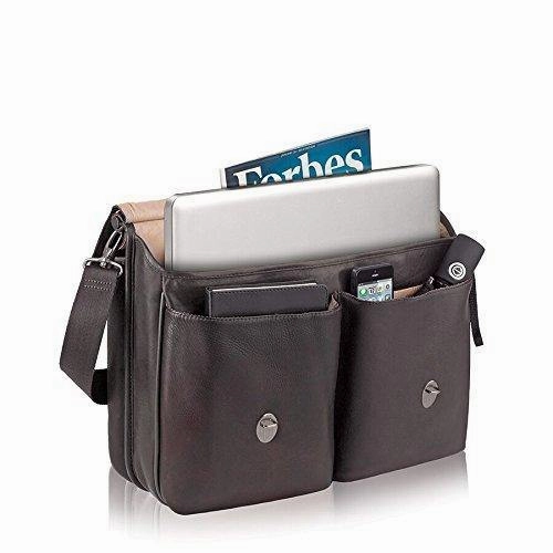 Solo Warren 16" Leather Laptop Briefcase