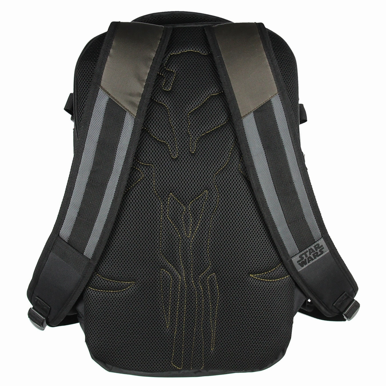 Star Wars The Mandalorian Bounty Hunter Laptop Tech Padded Sleeve Backpack - One Size