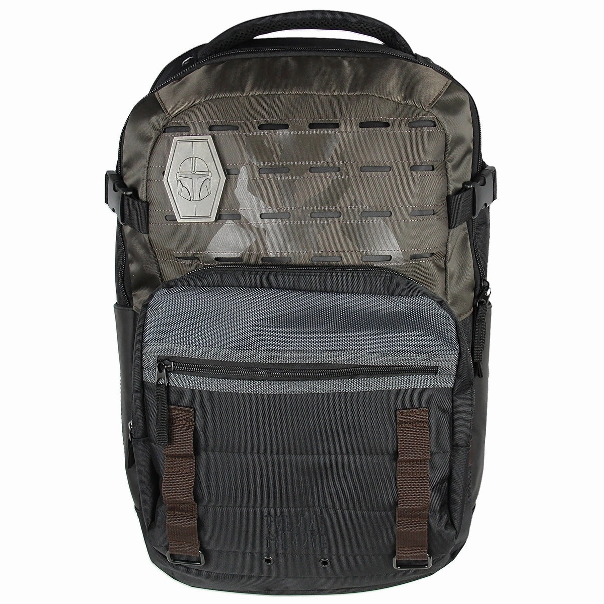 Star Wars The Mandalorian Bounty Hunter Laptop Tech Padded Sleeve Backpack - One Size