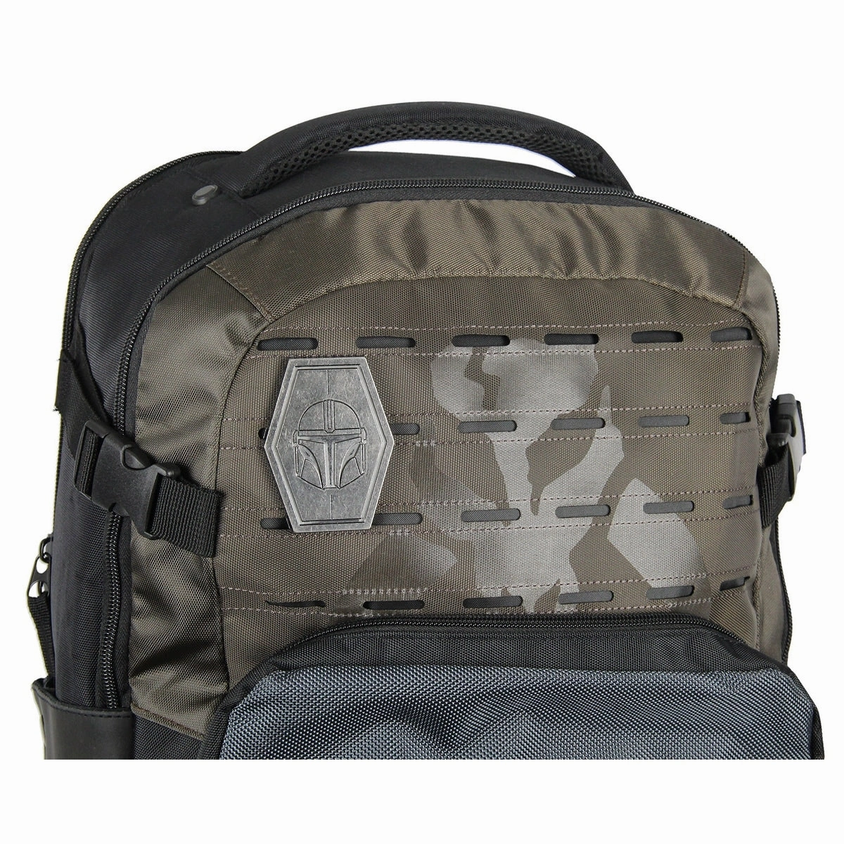 Star Wars The Mandalorian Bounty Hunter Laptop Tech Padded Sleeve Backpack - One Size