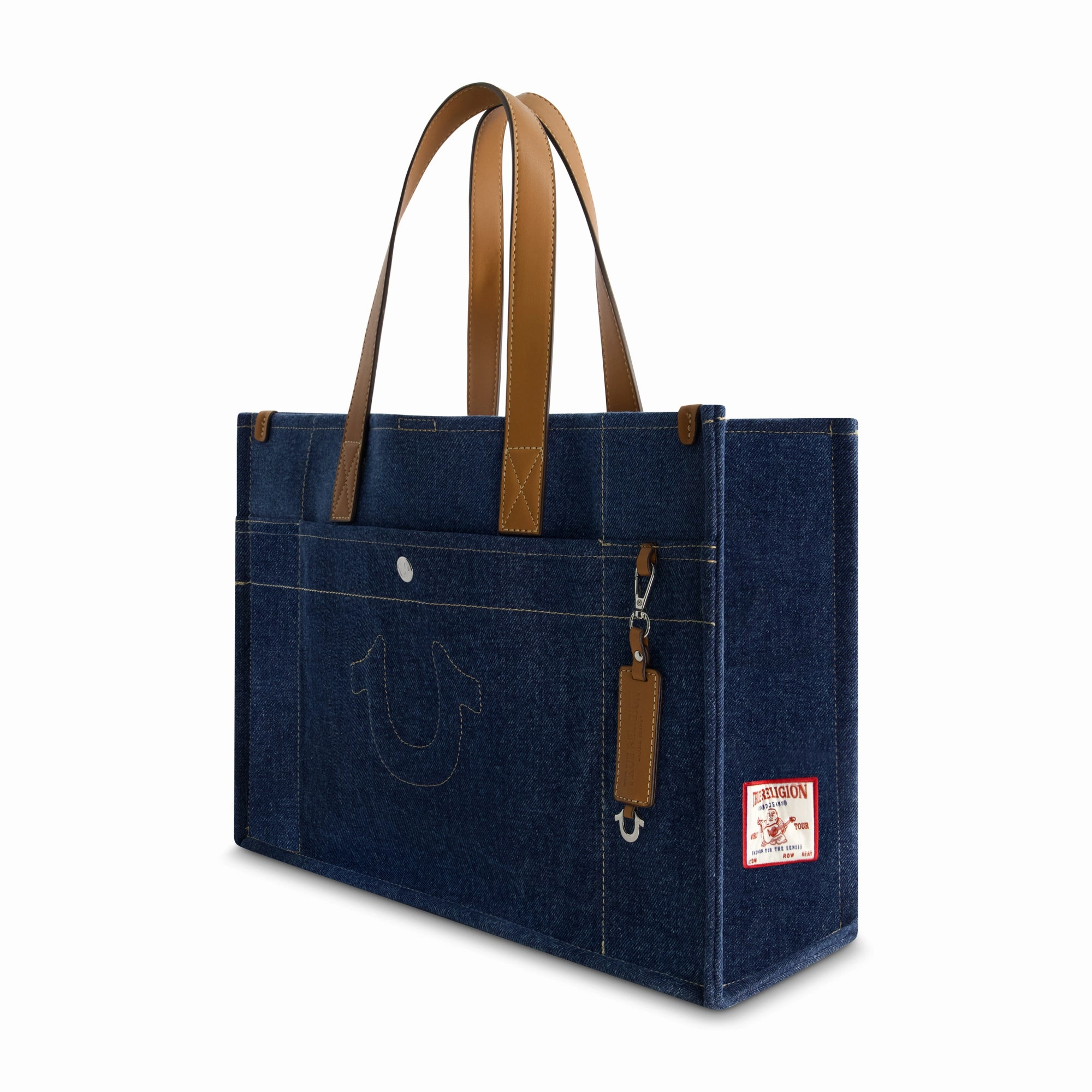 STITCHED HORSESHOE LARGE TOTE