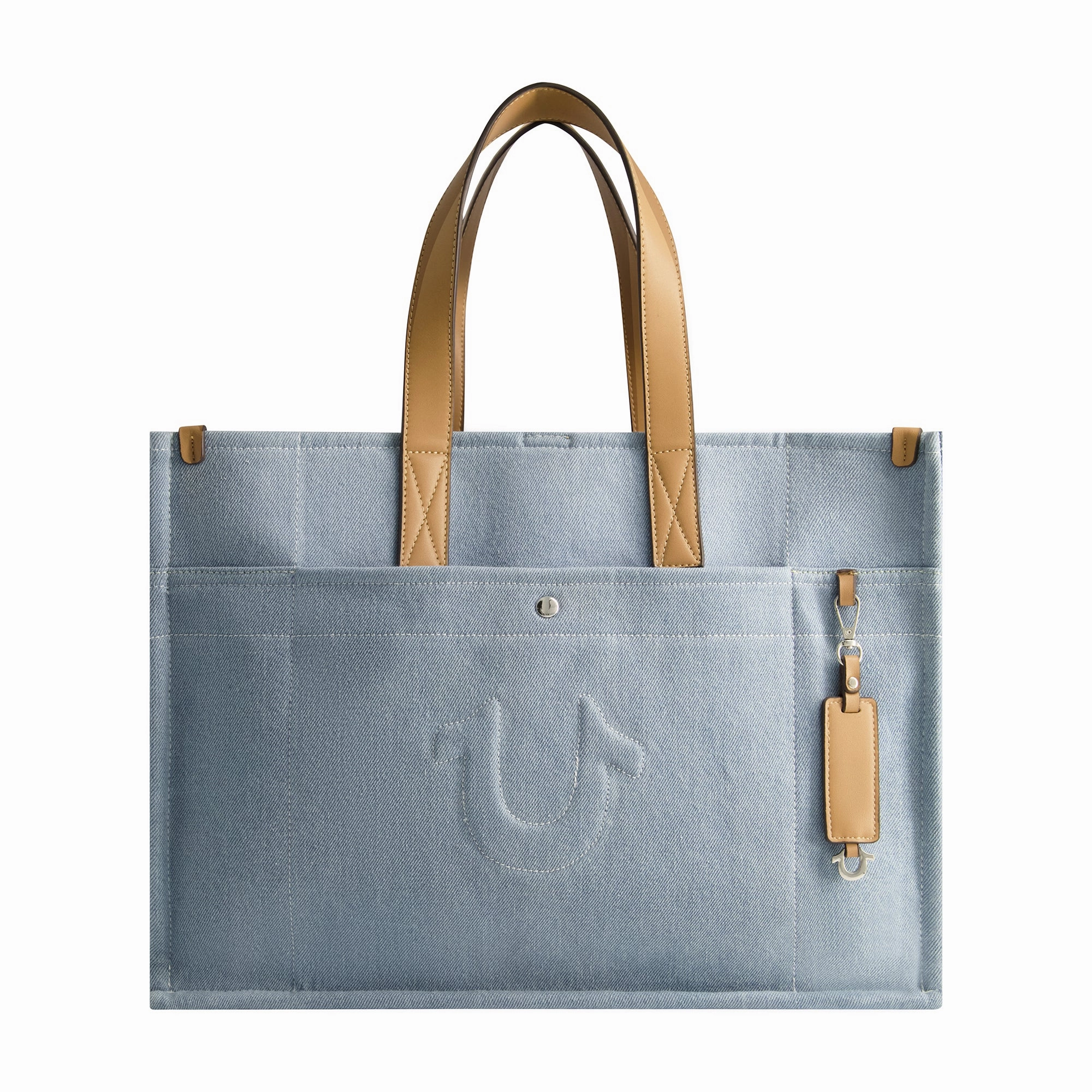 STITCHED HORSESHOE LARGE TOTE