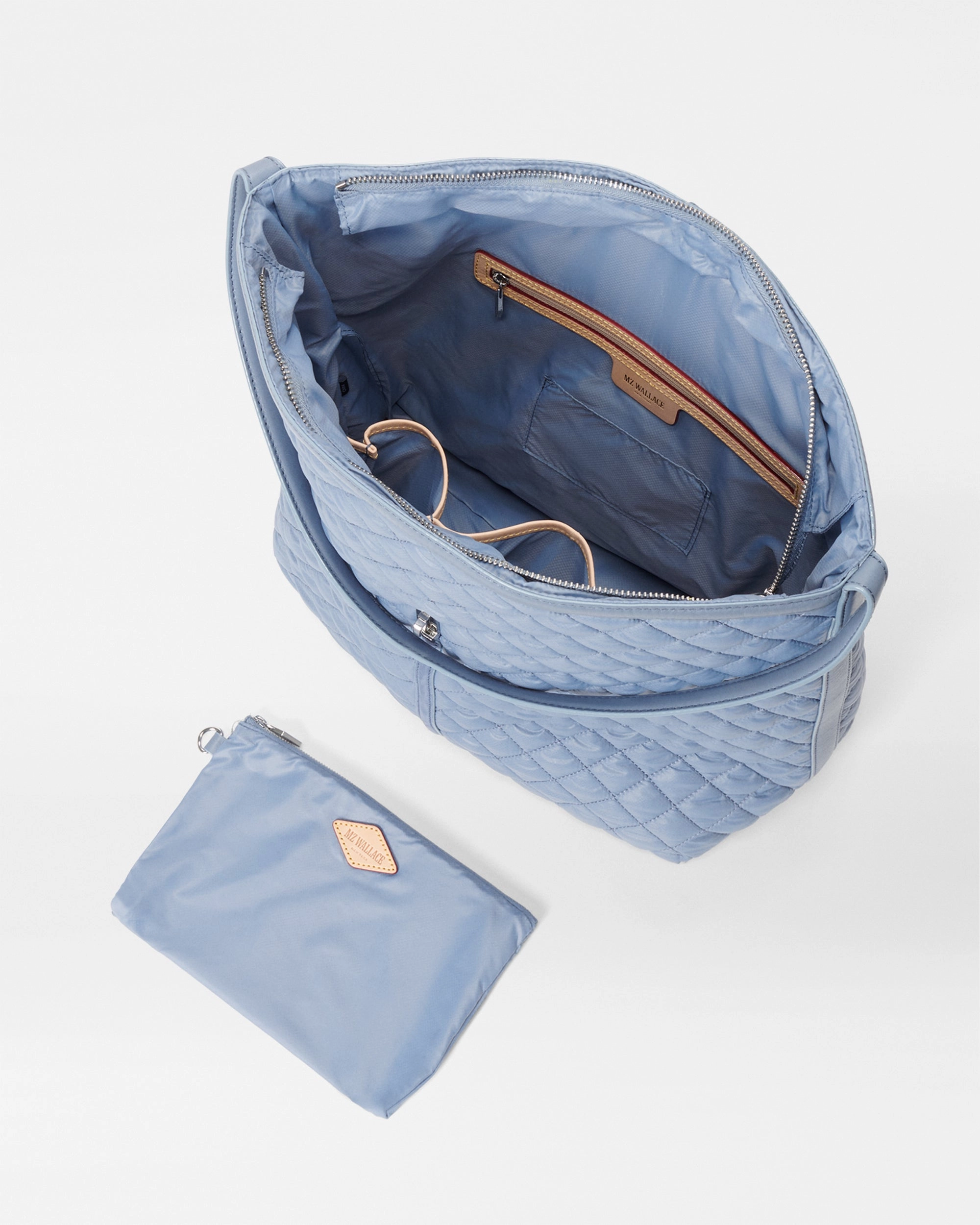 Stone Blue Large Astor Hobo