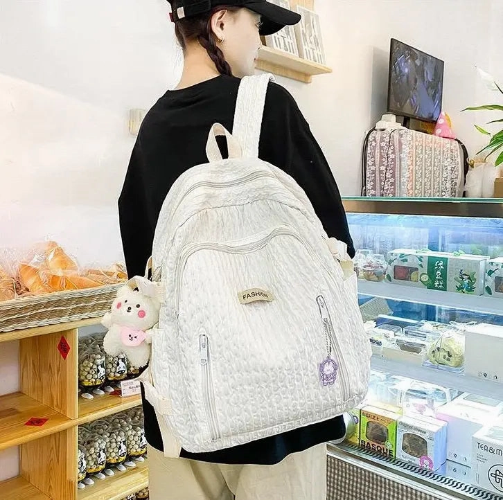 Student Backpack Fashionable And Minimalist 1236