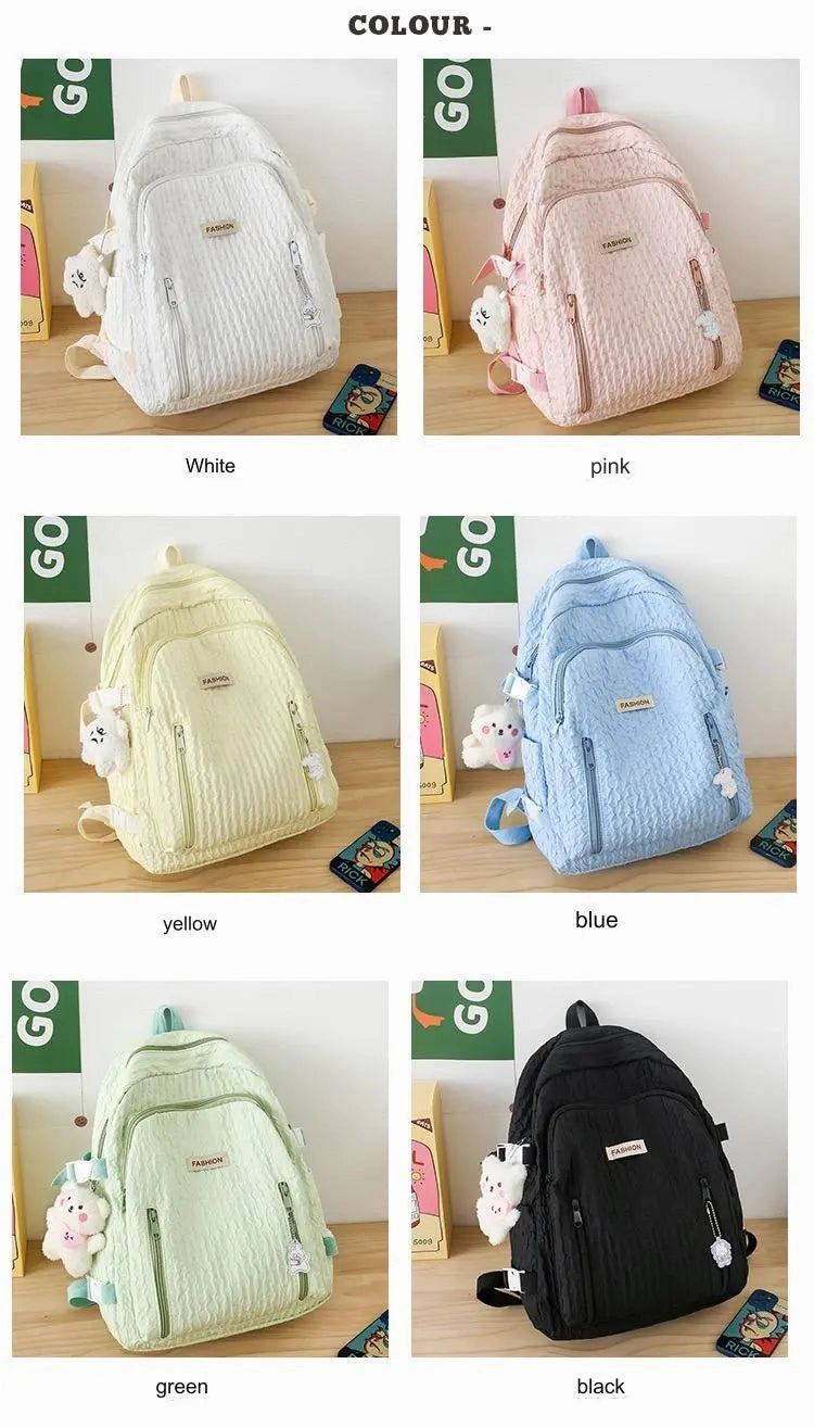 Student Backpack Fashionable And Minimalist 1236