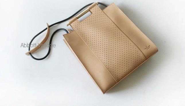 Stylish Leather Beige Large Womens Handbag Crossbody Bag Purse Shoulder Bag for Women