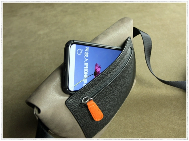 Stylish Womens Light Coffee Leather Sling Bag Crossbody Shoulder Bag Purse Sling Pack for Ladies