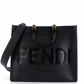 Sunshine Shopper Tote Leather Medium