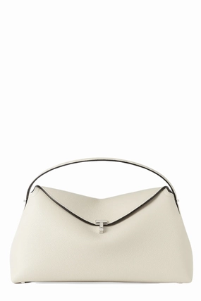 T-Lock Grained-Leather Bag