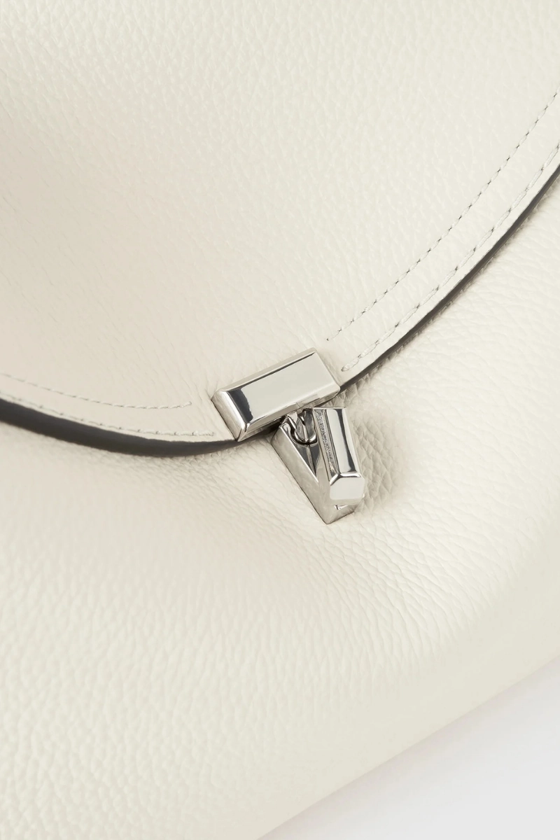 T-Lock Grained-Leather Bag