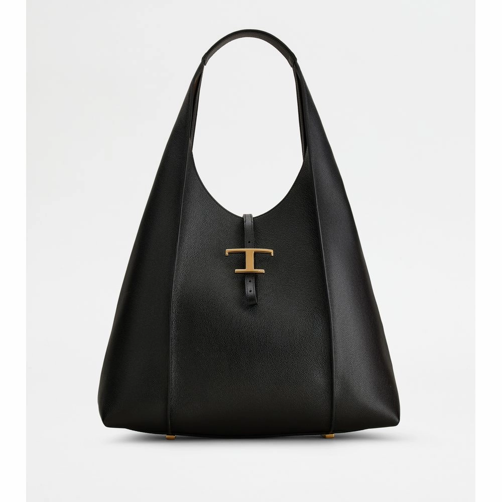 T Timeless Hobo Bag in Leather Large