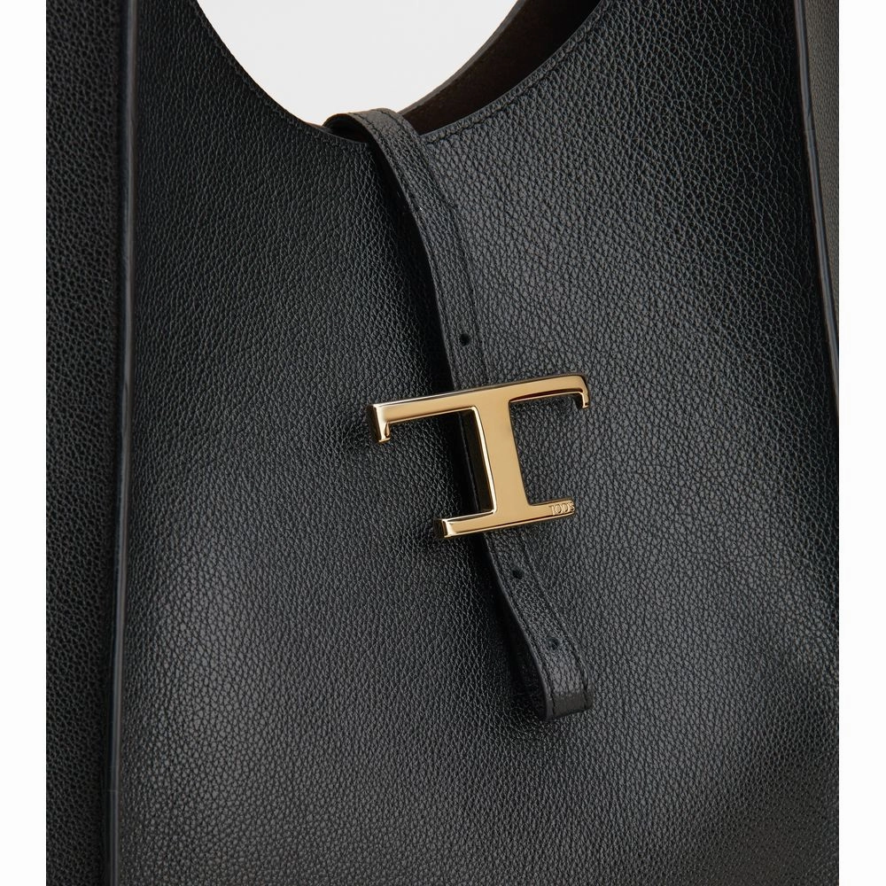 T Timeless Hobo Bag in Leather Large