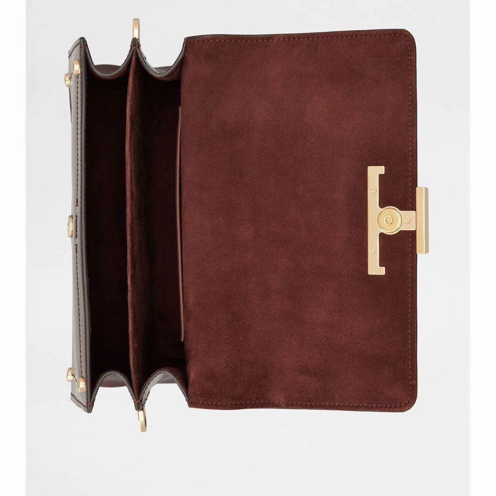 T Timeless Shoulder Bag in Leather Mini